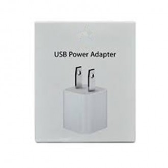 5W 1.0A USB Power Adapter Wall Charger for iPhones, Retail Pakcage