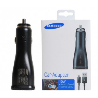 Samsung 2.0A 10W Car Adapter Charger Set